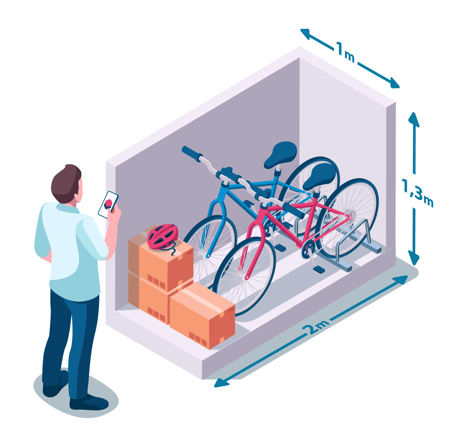 Luna Self Storage | Fahrradbox mieten | Fahrradstellplatz | Fahrradlager