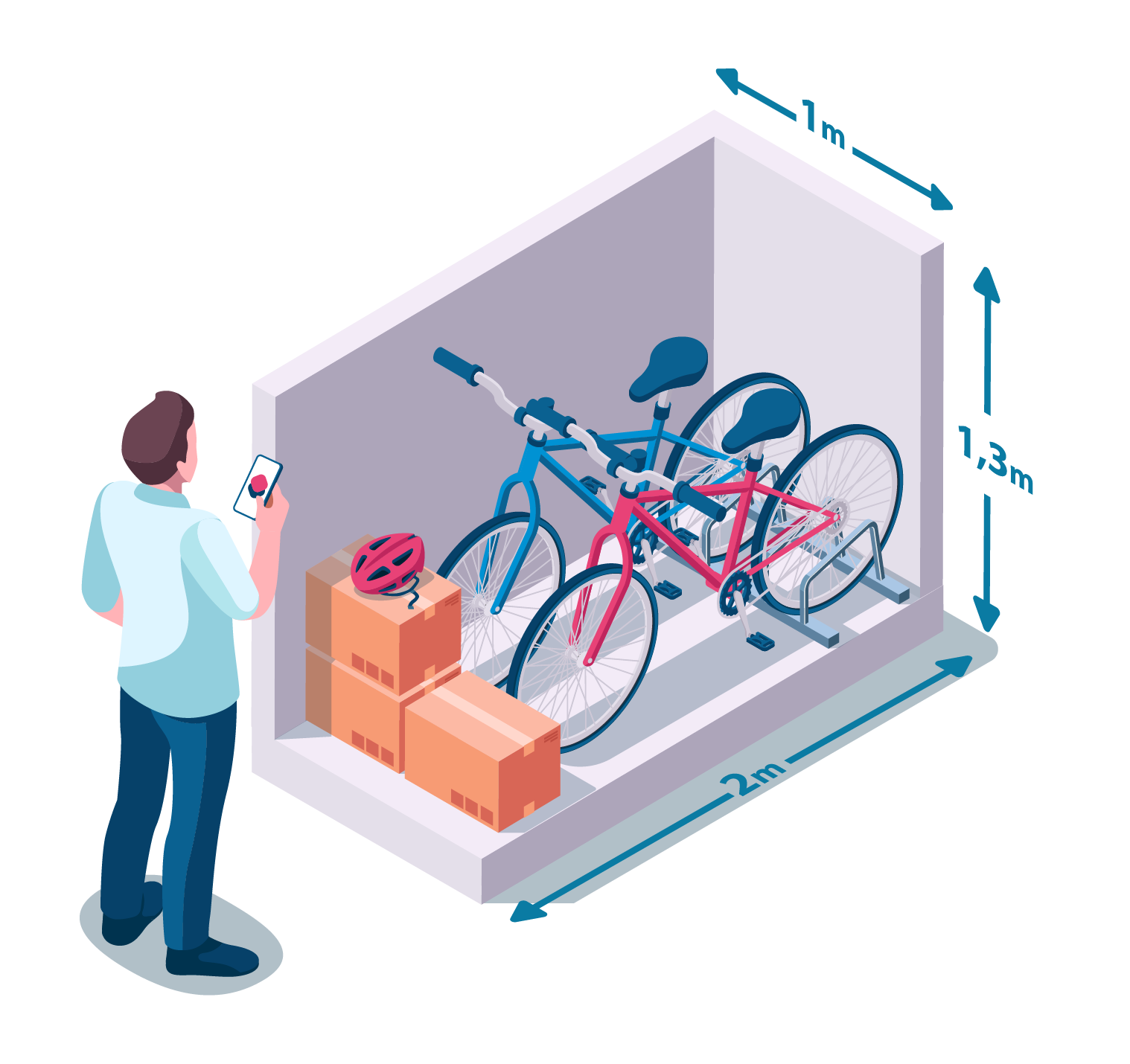 Luna Self Storage | Fahrradbox mieten | Fahrradstellplatz | Fahrradlager