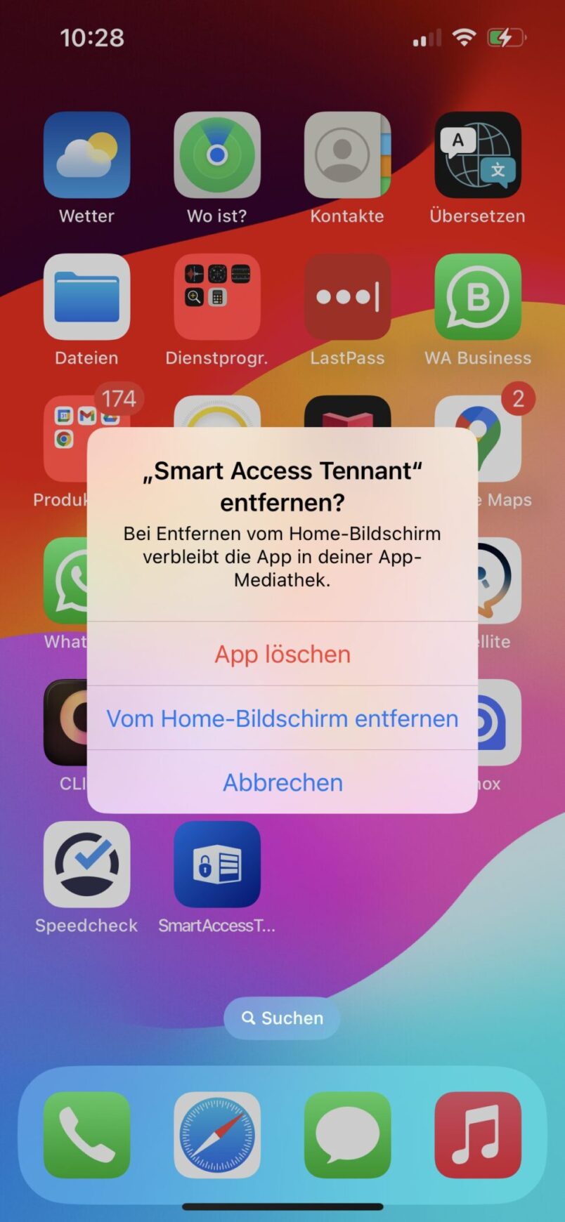 IMG 0260 Wie kann ich die SC Tennant App auf meinem iPhone deinstallieren